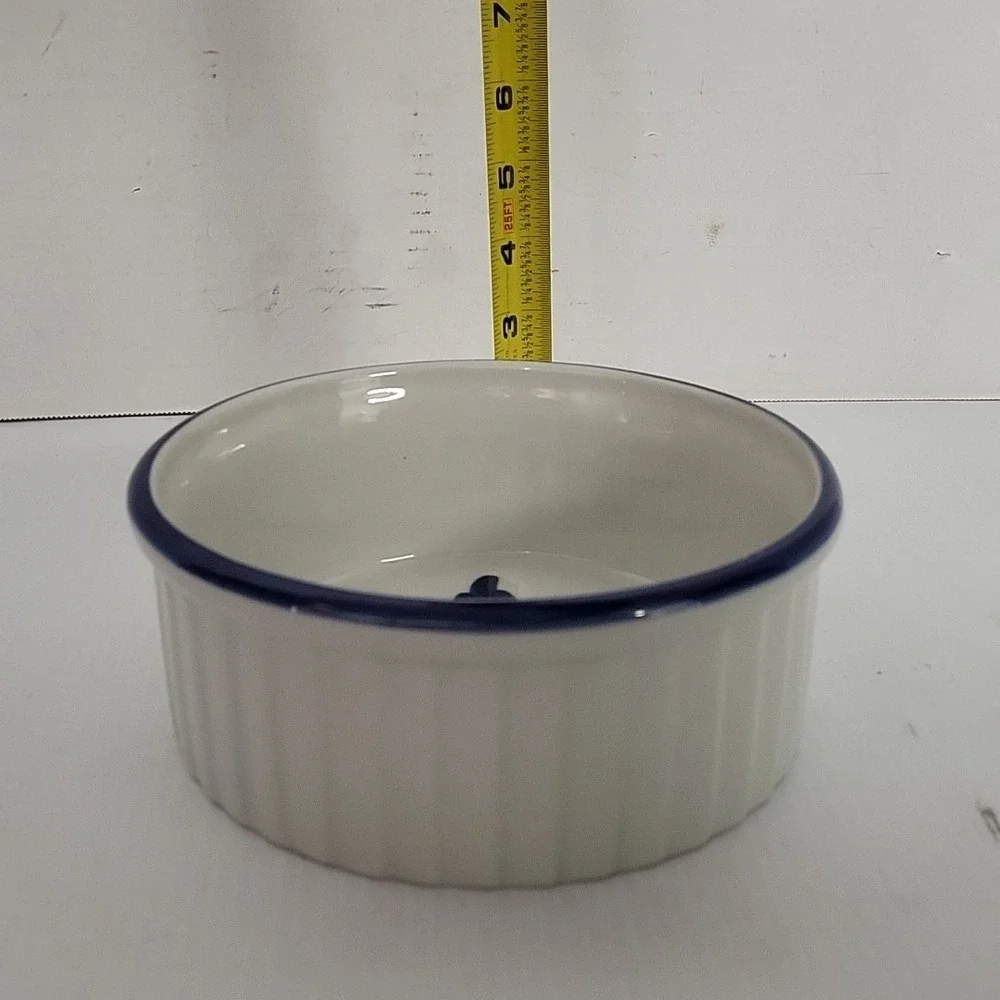 Viana Do Castelo Portugal Baking Casserole‎ Dish Bowl Hand Painted 7 1/2